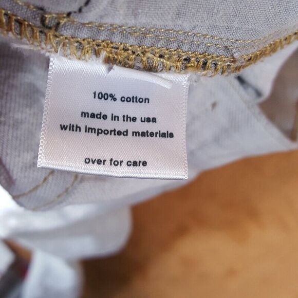 RACHEL COMEY Jeans Womens Size 2 Light Gray Wash Straight Leg Denim FLAW - Picture 10 of 14